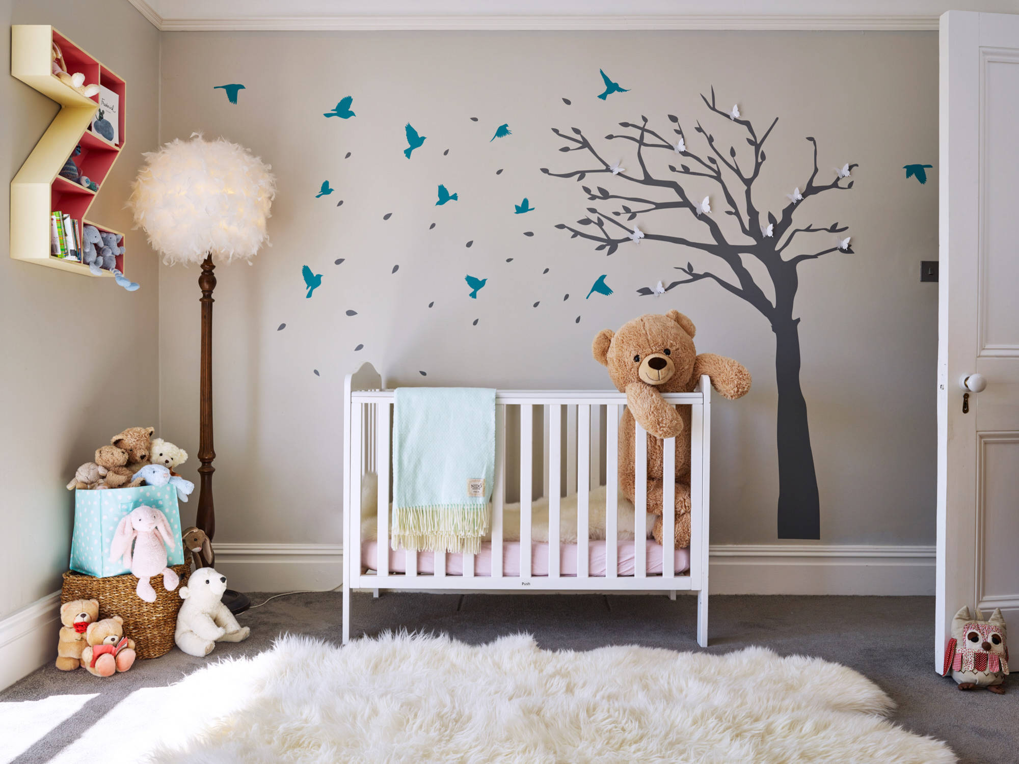 75 Gray Floor Nursery with Gray Walls Ideas You\'ll Love ...
