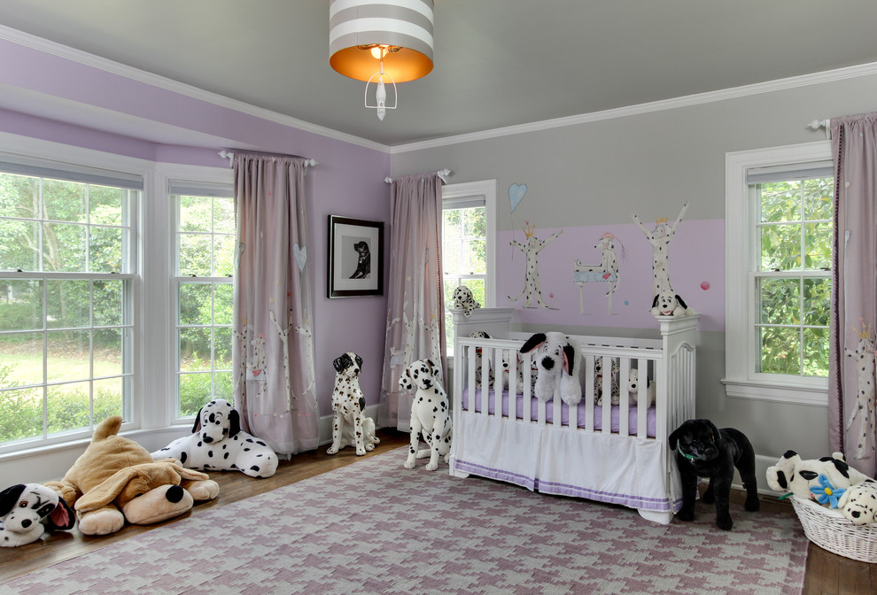 Свежая идея для дизайна: комната для малыша в современном стиле - отличное фото интерьера