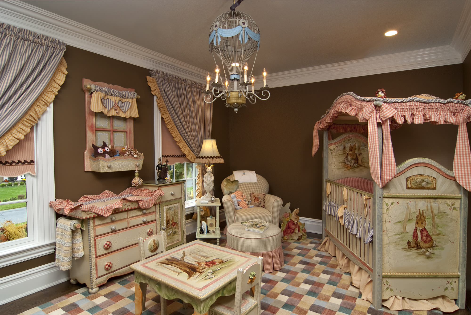 Brown Crib Houzz