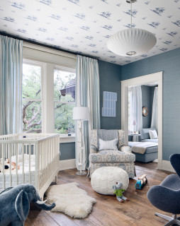 75 Beautiful Nursery With Blue Walls Ideas And Designs January 2024 Houzz Uk
