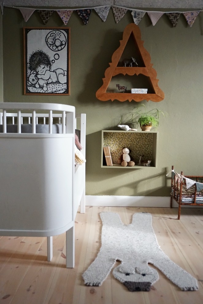 Ispirazione per una cameretta per neonati scandinava