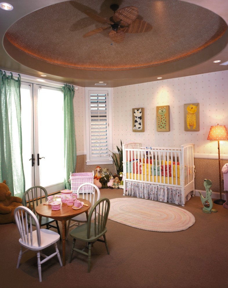 Inspiration for a classic nursery in Denver.