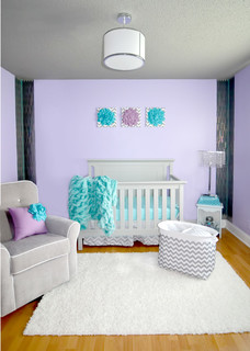 Baby girl room ideas purple sales and gray