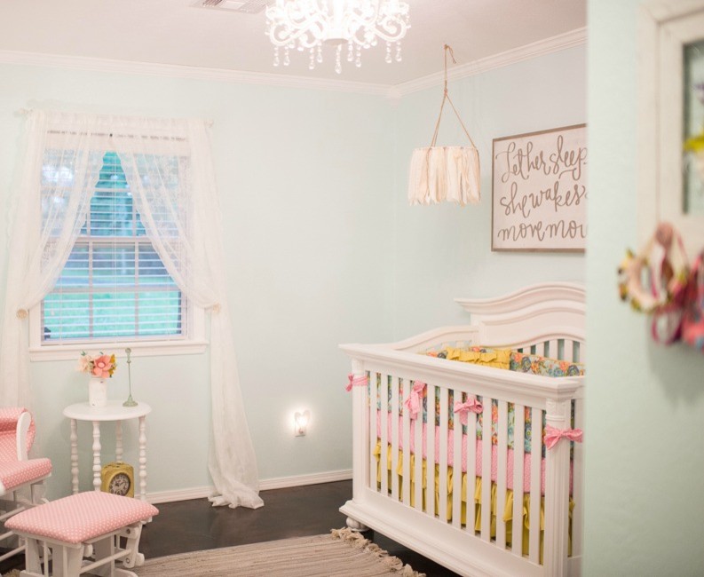 Design ideas for an eclectic nursery in Columbus.