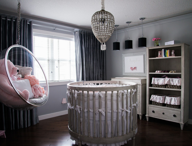 Luxe Baby Room - Contemporary - Nursery - Edmonton - by Ann Love Interiors  Inc. | Houzz