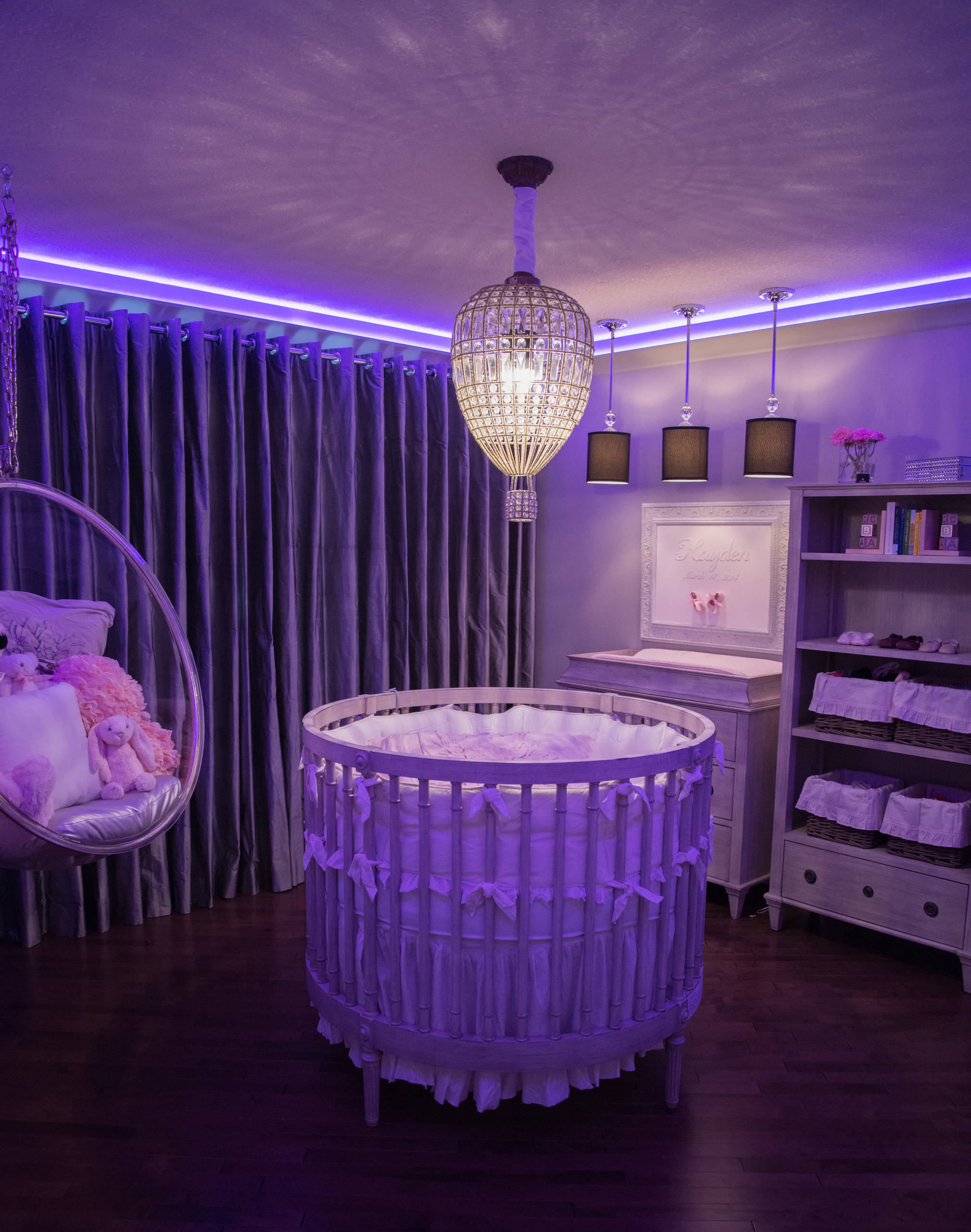 purple nursery ideas
