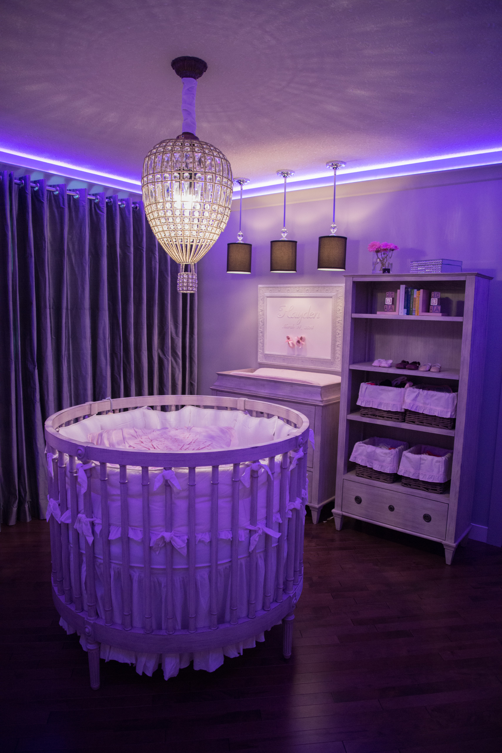 purple nursery ideas