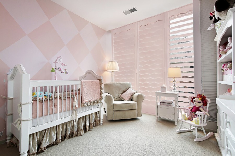 Пример оригинального дизайна: комната для малыша в современном стиле