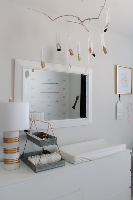Modern Aztec Baby Girl Nursery Nursery Dallas by Traci Connell Interiors Houzz IE