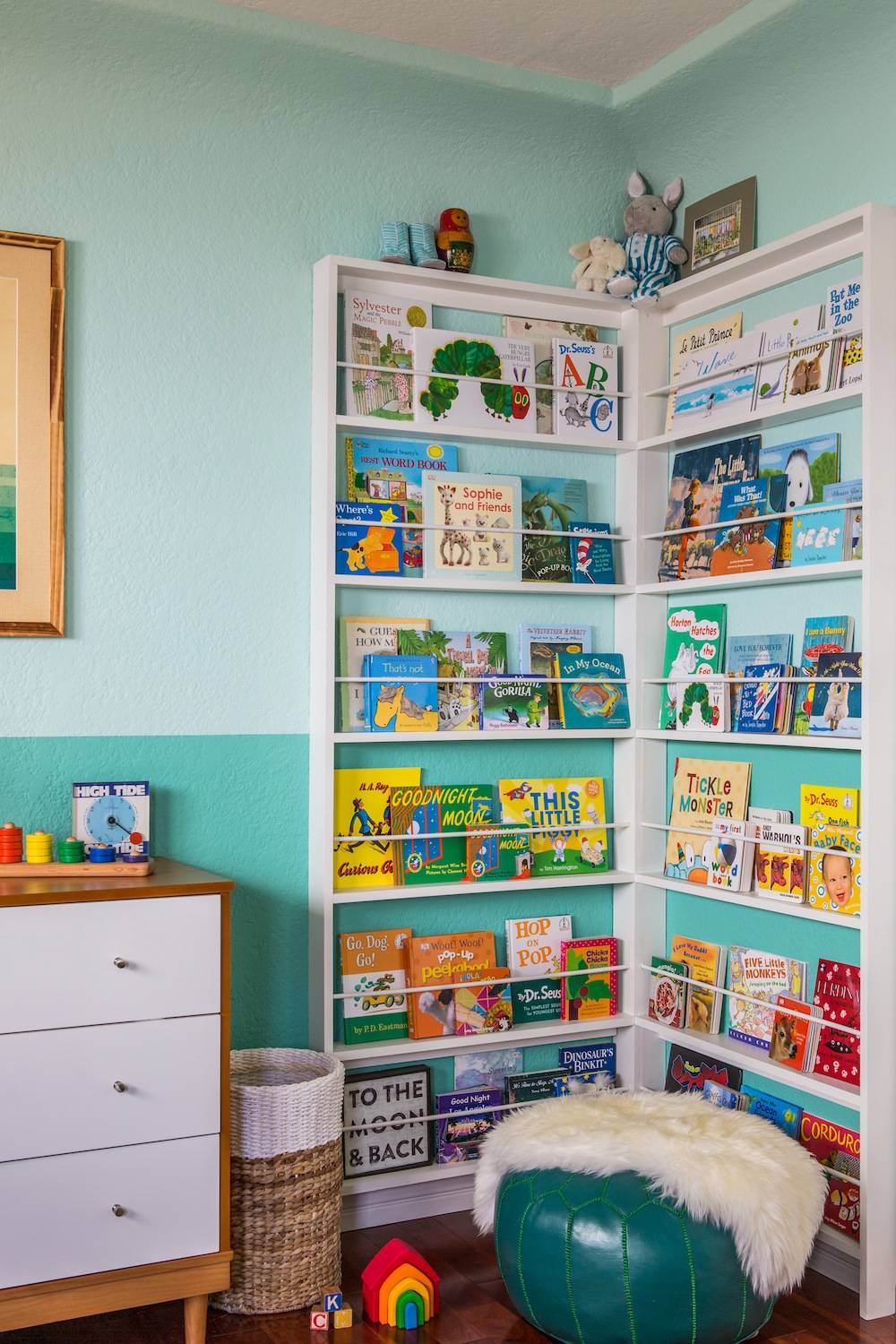 turquoise baby room