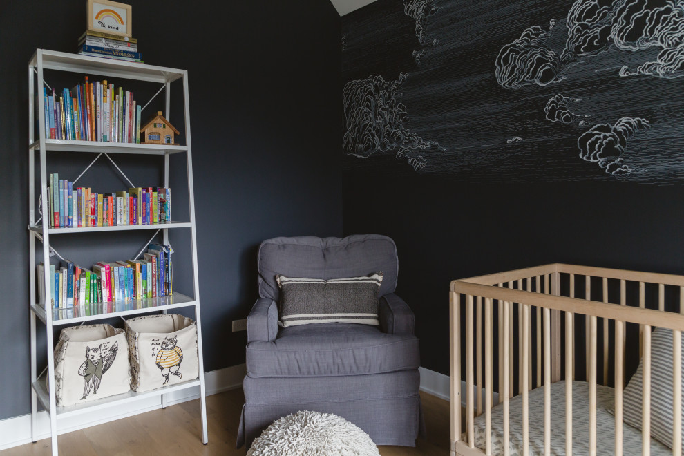 Nursery - scandinavian nursery idea in Chicago