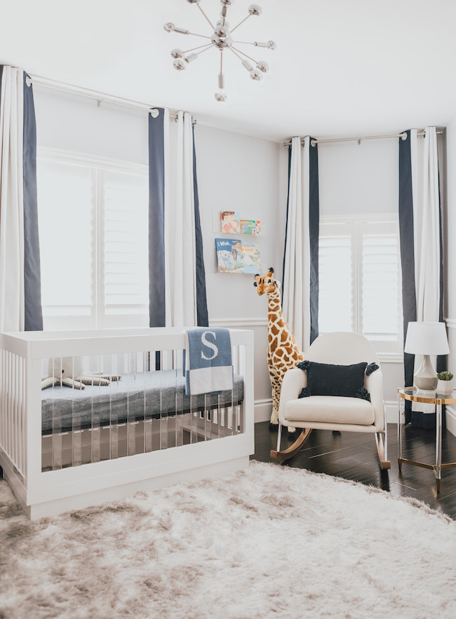 modern boy nursery