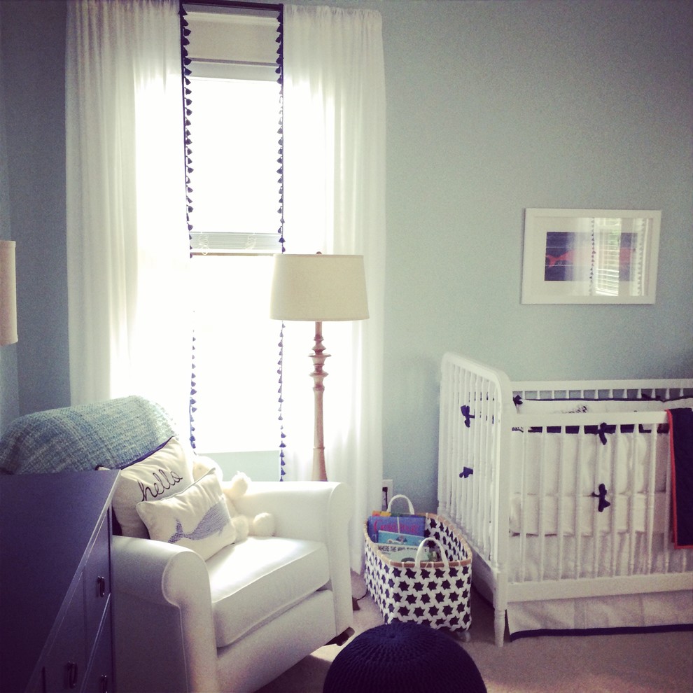 Idée de décoration pour une chambre de bébé craftsman.