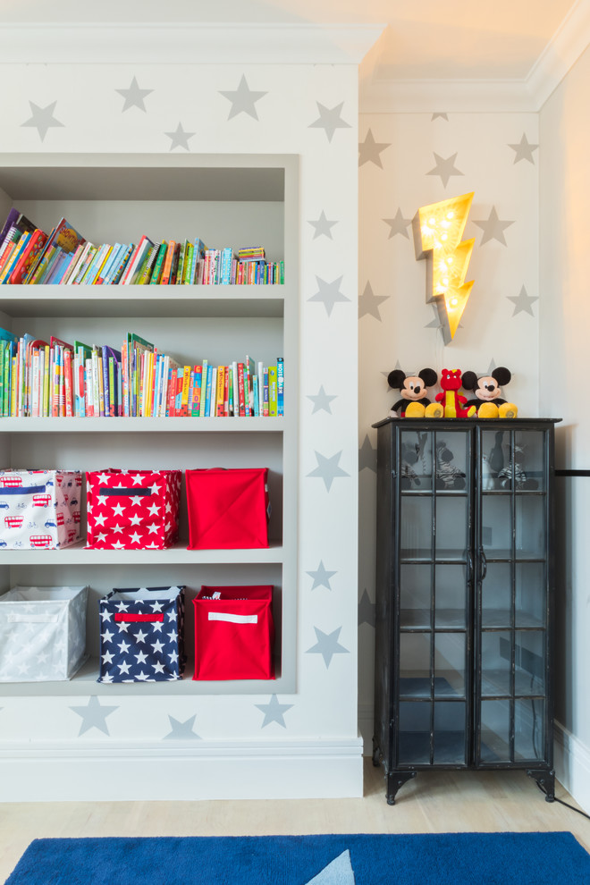 Example of a trendy nursery design in London
