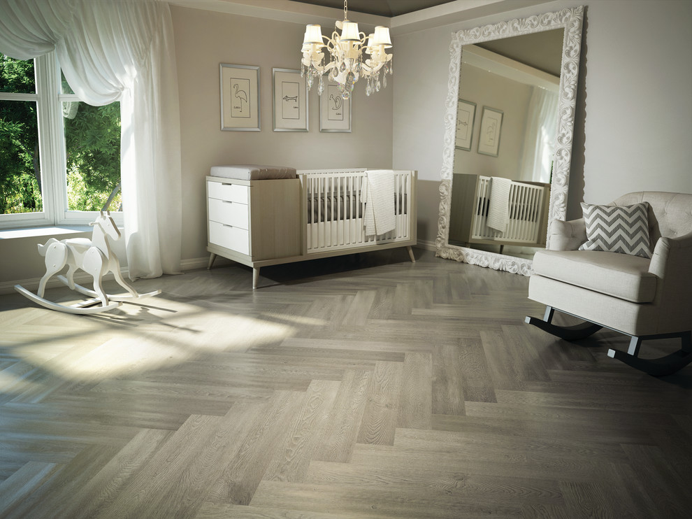 Nursery Celtik Estate White Oak Hand Scraped & Wire Brushed