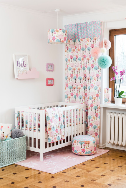 pink nursery accessories