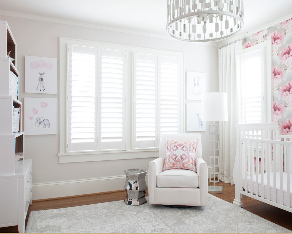 This is an example of a classic nursery in Charlotte.