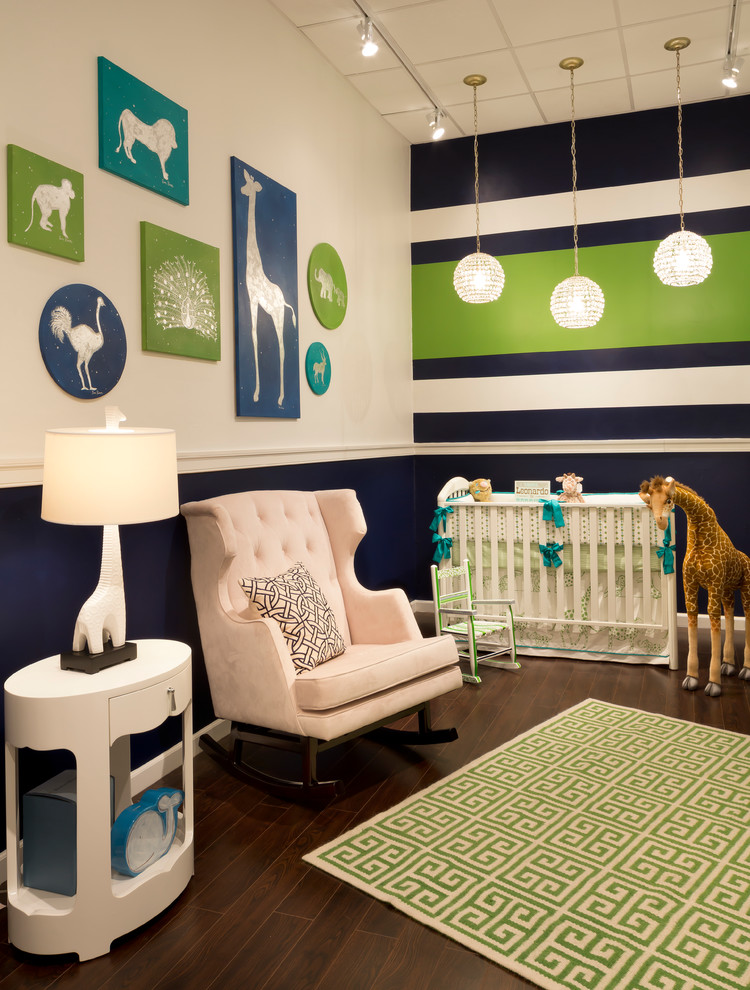 Modern nursery in New York.