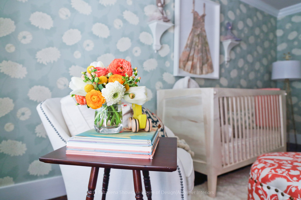 Design ideas for a large eclectic nursery in Other.