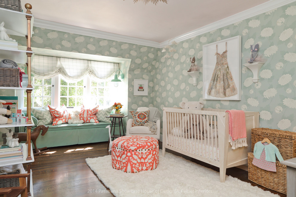 This is an example of a large contemporary nursery in Other.