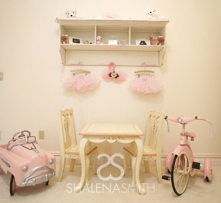 Inspiration for a classic nursery for girls in New York.