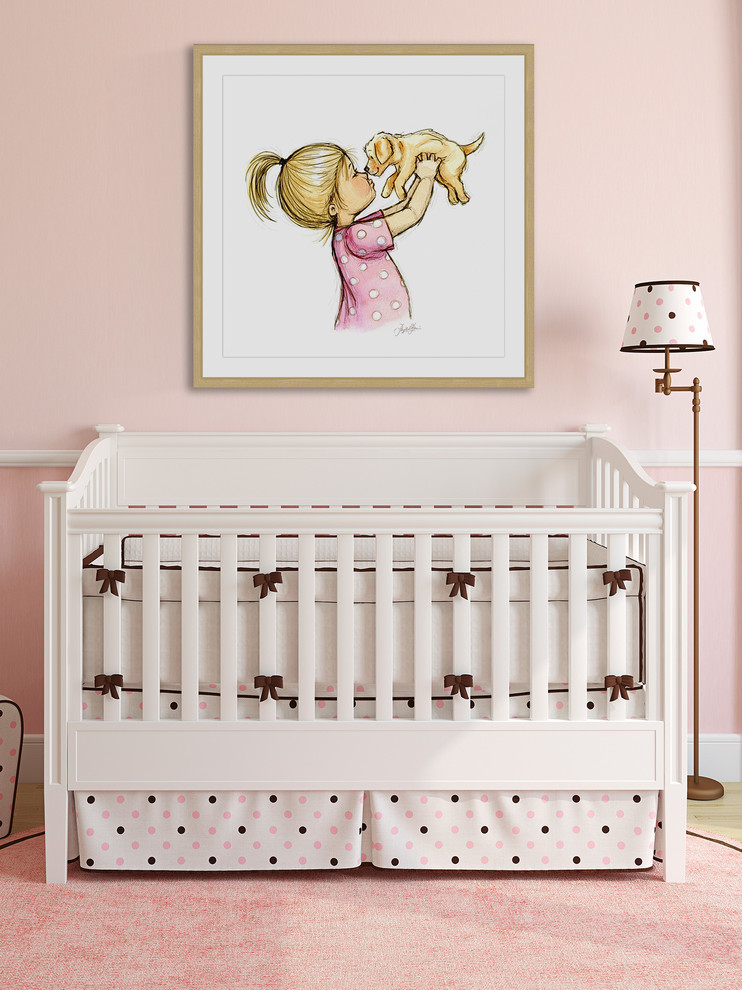Inspiration for a classic nursery in Los Angeles.