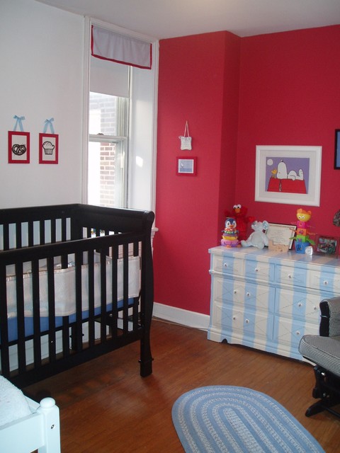 red baby room
