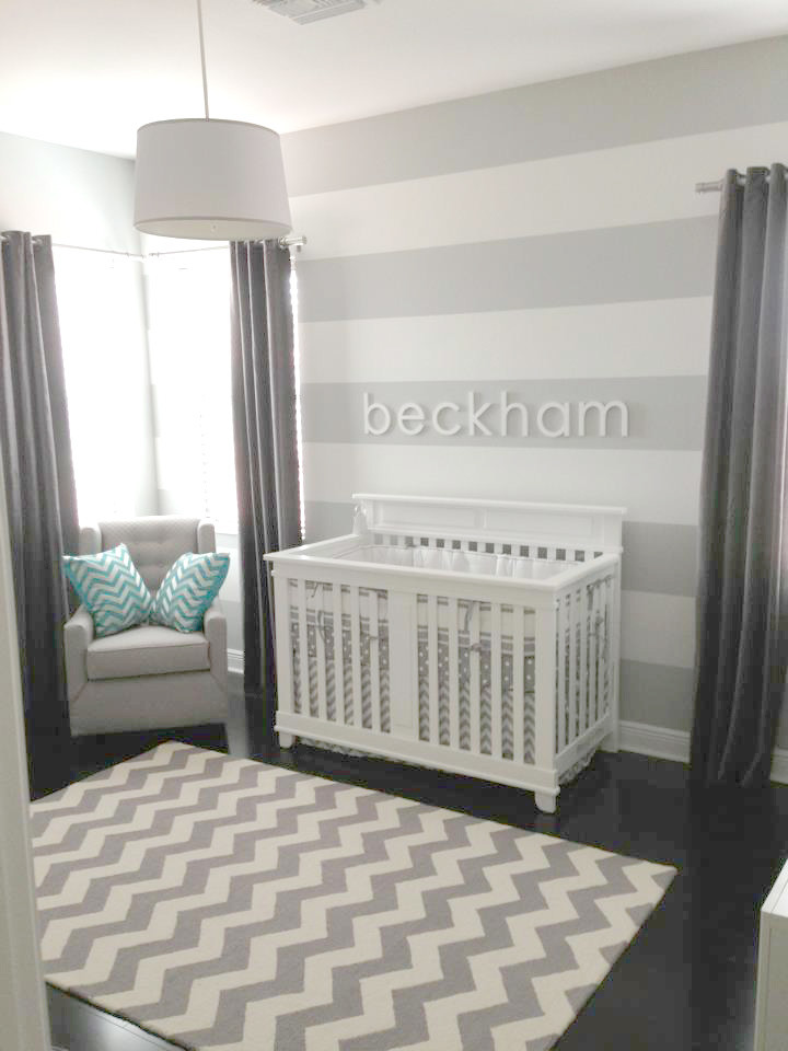 Idée de décoration pour une chambre de bébé.