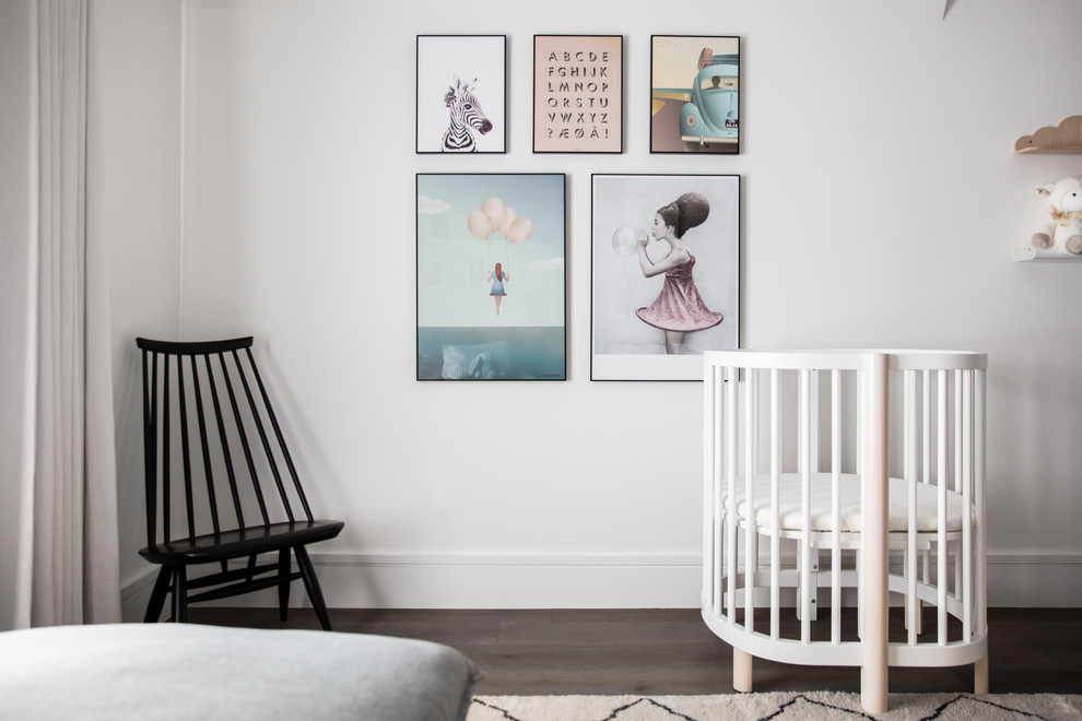 This is an example of a contemporary nursery in San Francisco.