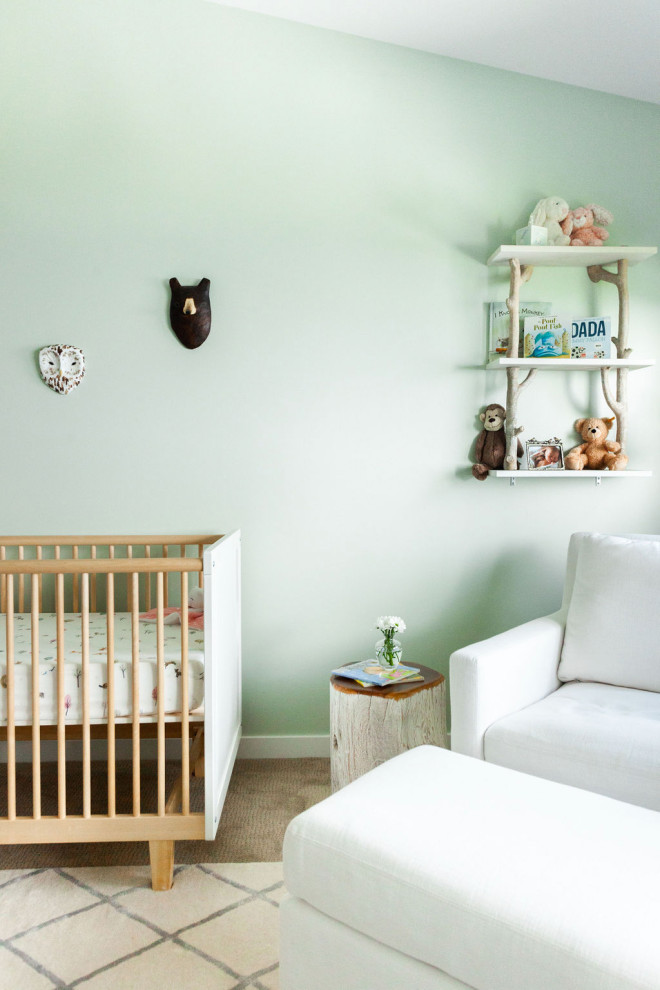 This is an example of a modern nursery in Seattle.