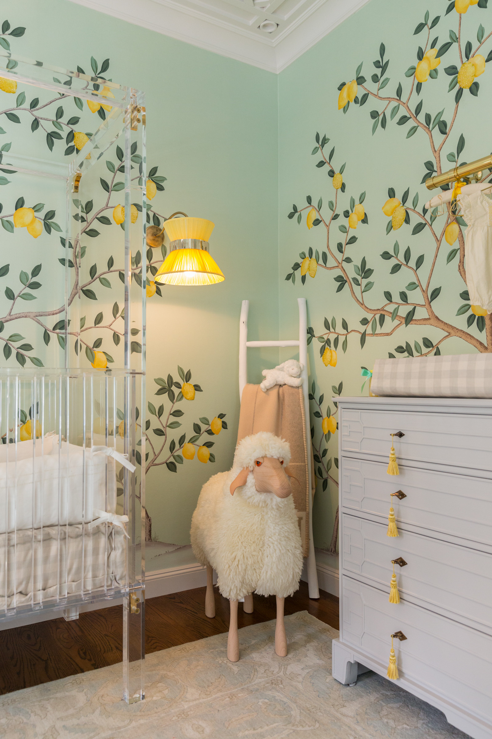 Lemon and grey nursery best sale ideas