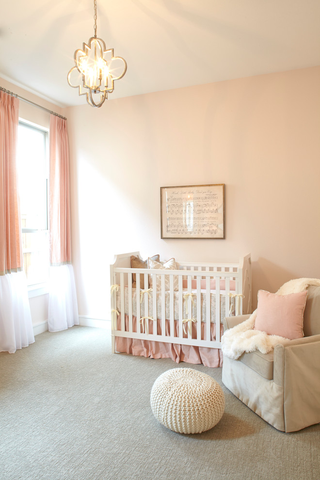 Inspiration for a traditional nursery in Dallas.