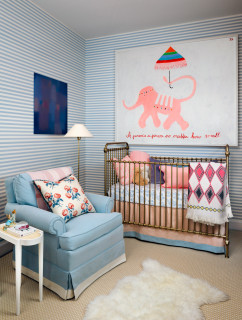 Wandgestaltung in Babyzimmer und Kinderzimmer.