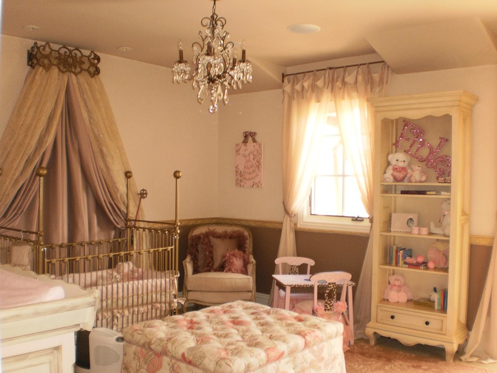Inspiration for a timeless nursery remodel in Other