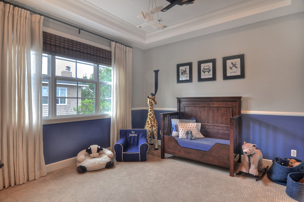 Tustin Residence Traditional Nursery Orange County by Gatehouse