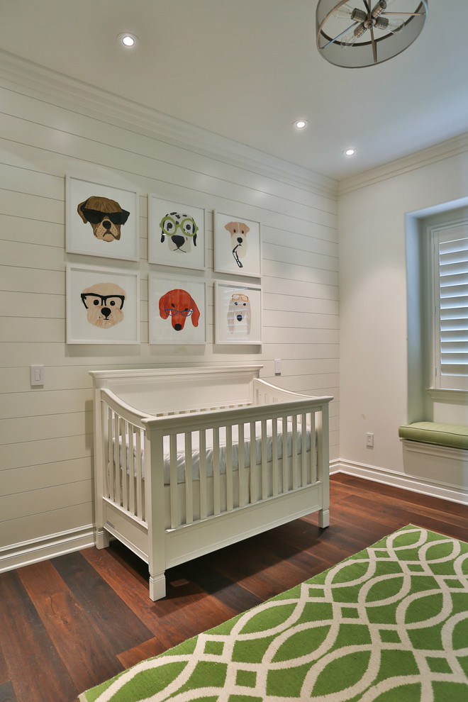 Design ideas for a traditional nursery in Los Angeles.