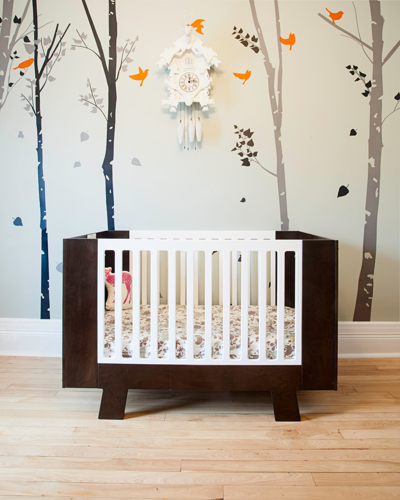 Westmount Row House Midcentury Nursery Montreal by Ariella