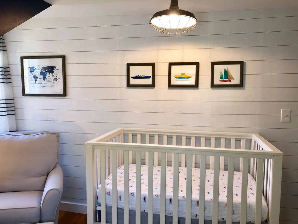 Photo of a nautical nursery in Seattle.