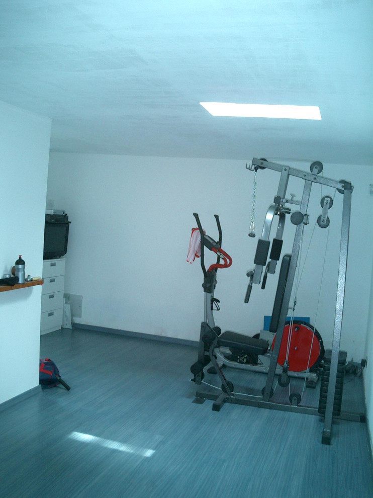 This is an example of a contemporary home gym in Other.