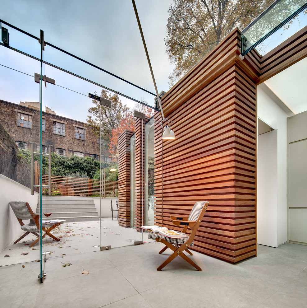 PREMIO RENZO PIANO Contemporary Patio London by Carlo Carossio