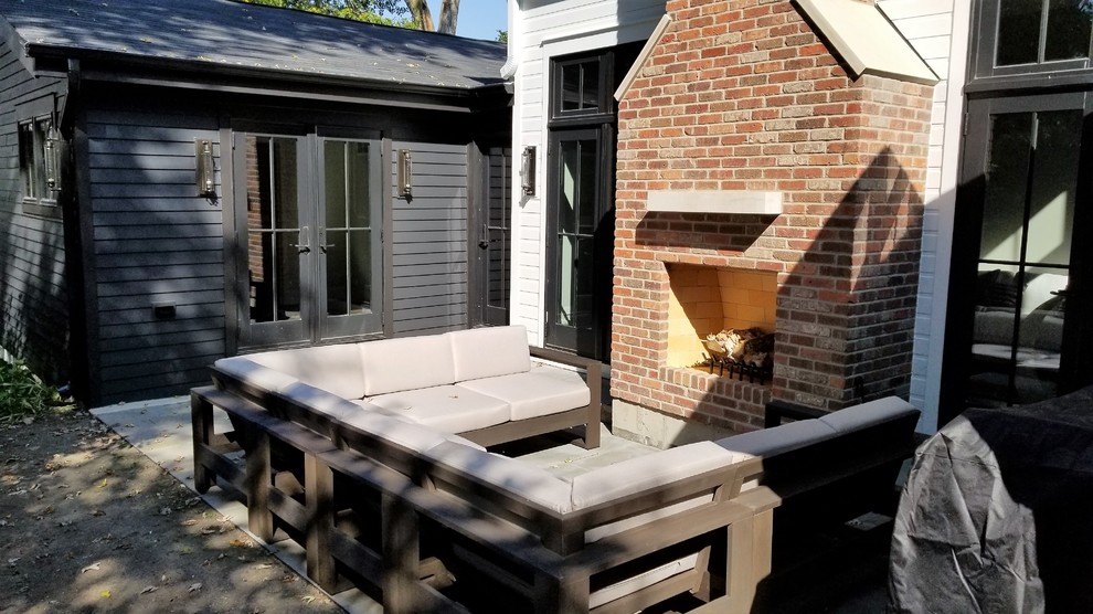 2017 Addition and Full Remodel Farmhouse Patio Chicago by