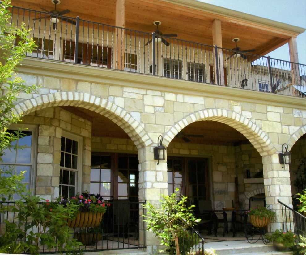 224 Golden Bear French Country Patio Austin by Travis Peak