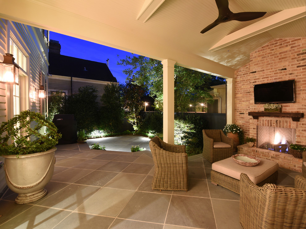 A New Home Uptown Traditional Patio New Orleans by Brian Gille