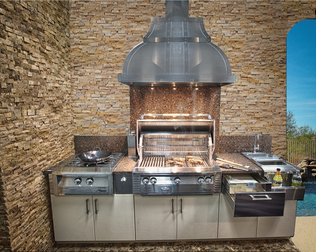 A Real Man's Kitchen Contemporary Patio Orlando by MasterChef