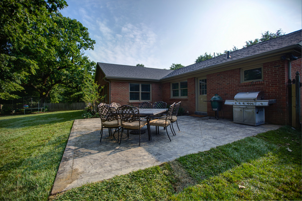 Addition E Traditional Patio Louisville by BACK Construction Houzz