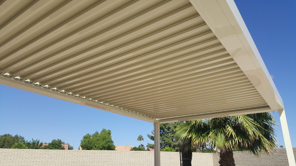 Adjustable Louvered Patio Cover Tropical Patio Phoenix by Sun