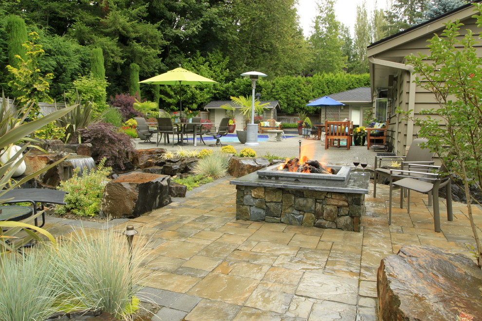 Patio - traditional patio idea in Seattle