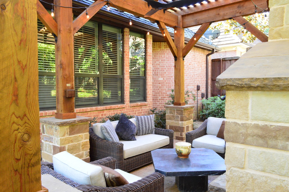 Amazing Outdoor Fireplace & Pergola Addition in Irving, TX (Las Colinas
