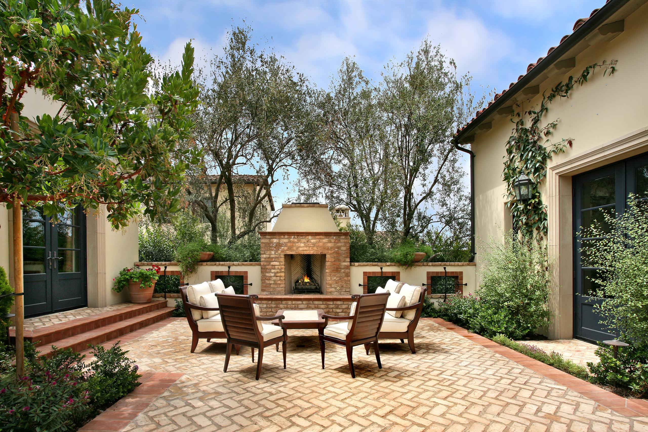 Small Mediterranean House Plans With Courtyards Draw vip