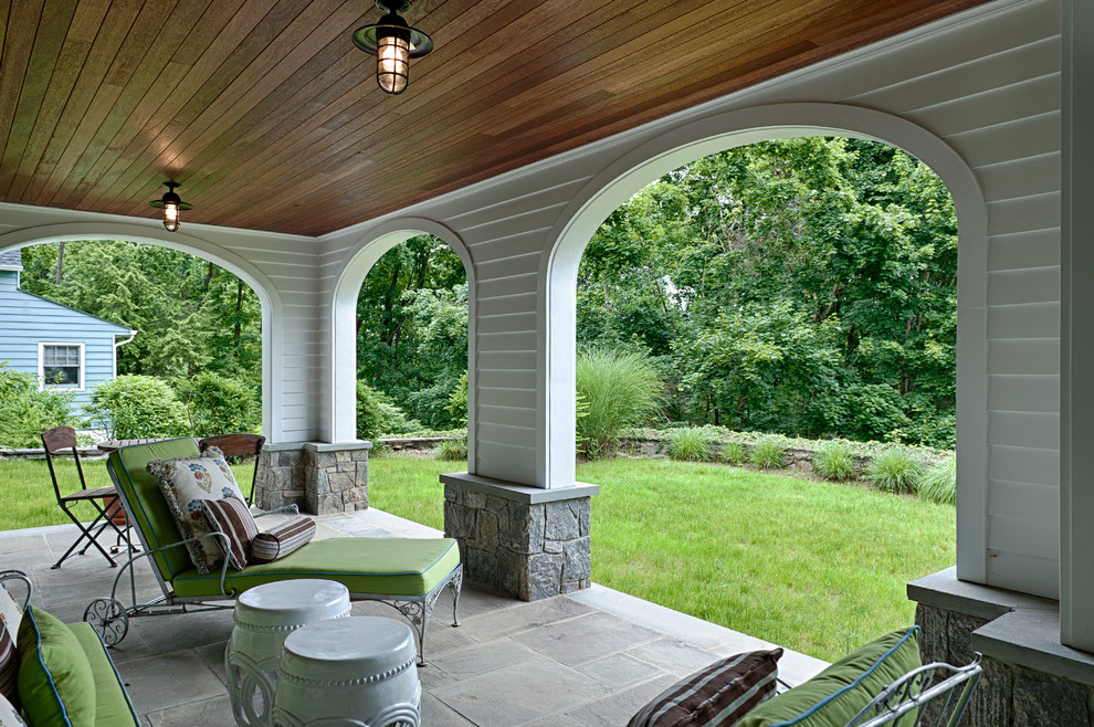 This is an example of a classic patio in New York.